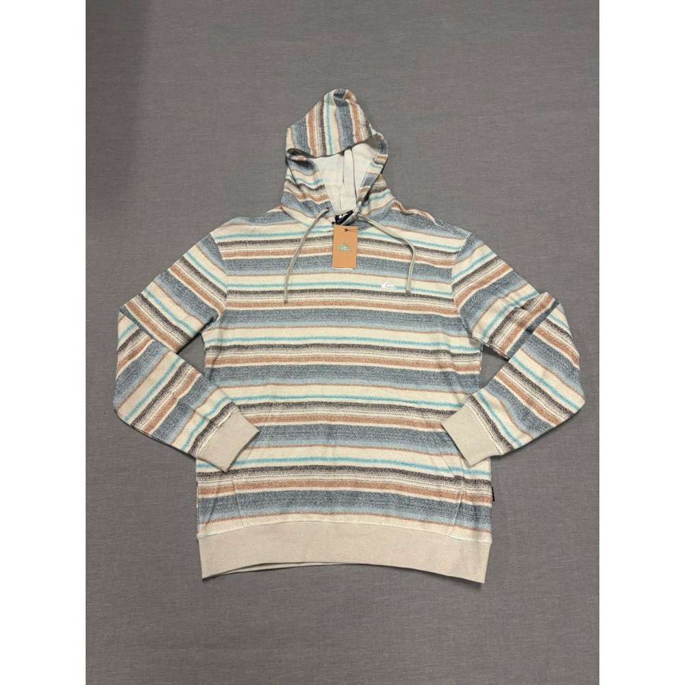 NEW Quiksilver Moonstruck Striped Hoodie Sweater Mens Medium NWT